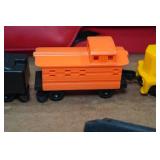 Vintage Hot Wheels Take-Along-Train Set