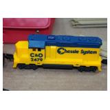 Vintage Hot Wheels Take-Along-Train Set