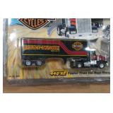 Vintage Tyco Harley Davidson Motorcycle & Semi HO Scale Slot Cars