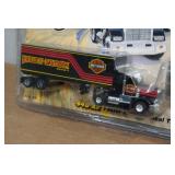 Vintage Tyco Harley Davidson Motorcycle & Semi HO Scale Slot Cars