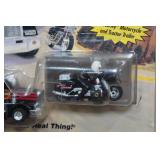 Vintage Tyco Harley Davidson Motorcycle & Semi HO Scale Slot Cars
