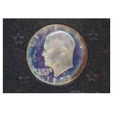 1973 Eisenhower Silver Proof Dollar Coin