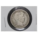 1916 Barber Silver Quarter Coin