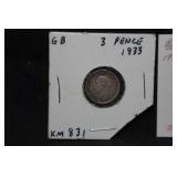 International Coins - Britain, Canada, India