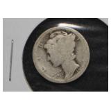 *4* Silver Mercury Dimes - 1919, 1917