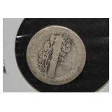 *4* Silver Mercury Dimes - 1919, 1917