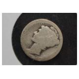 *4* Silver Mercury Dimes - 1919, 1917