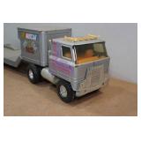 Vintage Ertl Car Hauler Semi Truck and Trailer