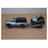 Vintage Tonka Pickup Truck, Trailer, and Jeep Set
