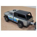 Vintage Tonka Pickup Truck, Trailer, and Jeep Set