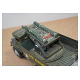 Vintage Tin Battery Operated Army Truck