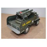 Vintage Tin Battery Operated Army Truck