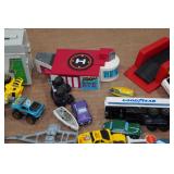 Assorted Micro Machines and Playset Parts