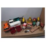 Assorted Vintage Tonka Trucks and Pieces