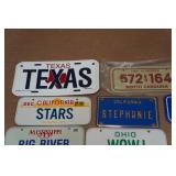 Assorted Mini License Plates
