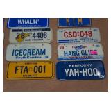 Assorted Mini License Plates