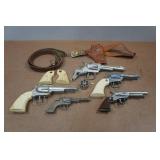 Assorted Vintage Toy Guns and Parts