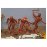 Marx Toy Cowboys and Native Americans