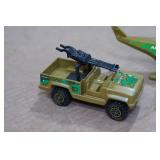 Vintage Mini Military Toy Cars