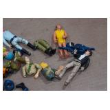 Assorted Vintage Mini Action Figures