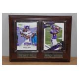 Minnesota Viking Plaque - Sidney Rice & Percy Harvin