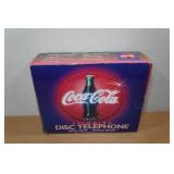 Coca-Cola Blinking Disc Telephone