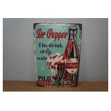 Vintage Style Dr Pepper Metal Sign