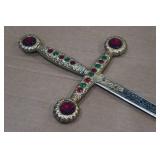 33" Jeweled Ceremony Sword