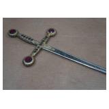 33" Jeweled Ceremony Sword