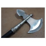 Viking Dual Edge Carbon Steel Battle Axe
