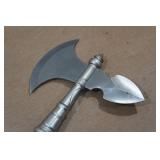 Viking Dual Edge Carbon Steel Battle Axe