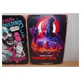 *2* Halloween Metal Signs - Clowns