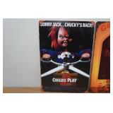 *2* Halloween Metal Signs - Chucky