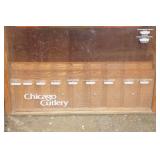 Vintage Chicago Cutlery Sales Display Case