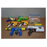 Assorted Nerf and Dart Guns
