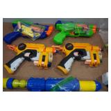 Assorted Nerf and Dart Guns
