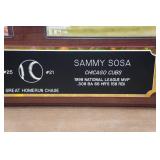 1999 Great Homerun Chase Plaque - Mark McGwire & Sammy Sosa