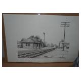 Assorted Railroad Collectibles - BNSF Hat