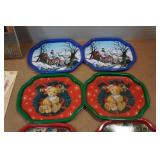 Assorted Collectibles - Metal Trays, The Alamo Prints