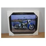 Framed Harley Davidson Picture