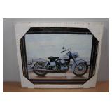 Framed Harley Davidson Picture