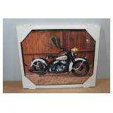 Framed Harley Davidson Picture
