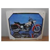 Framed Harley Davidson Picture