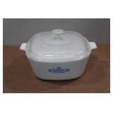 Vintage Corning Ware 2.5Q Dish with Pyrex Lid