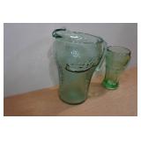 Coca-Cola Pitcher and Glass