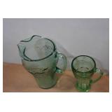 Coca-Cola Pitcher and Glass