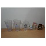 Assorted Beer Mugs and Pitchers