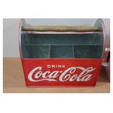 Coca-Cola Condiment Metal Tote and Mug Set