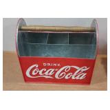 Coca-Cola Condiment Metal Tote and Mug Set