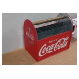 Coca-Cola Condiment Metal Tote and Mug Set